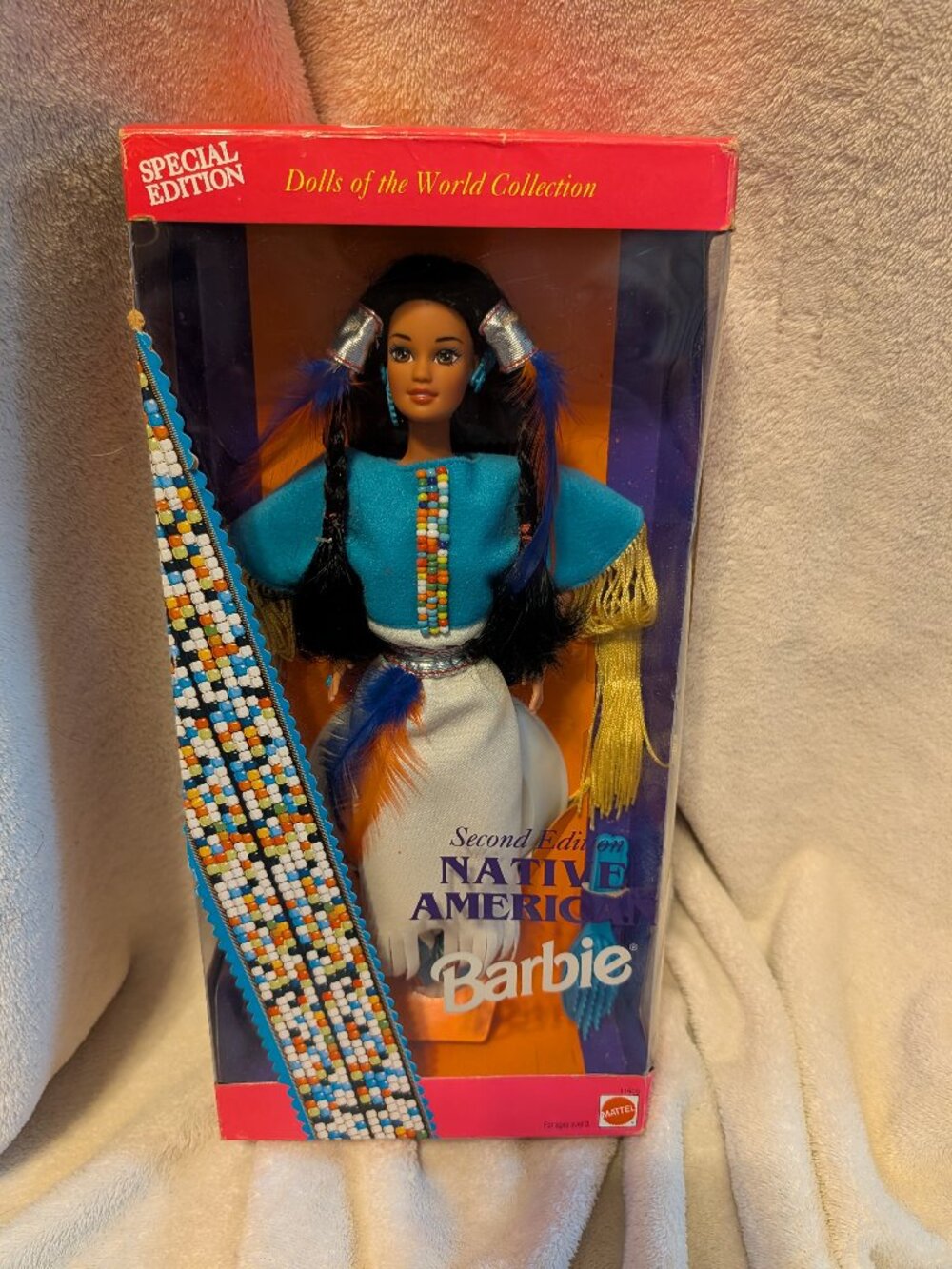 NIB 1996 Collector Edition Dolls of the World Native American Barbie #